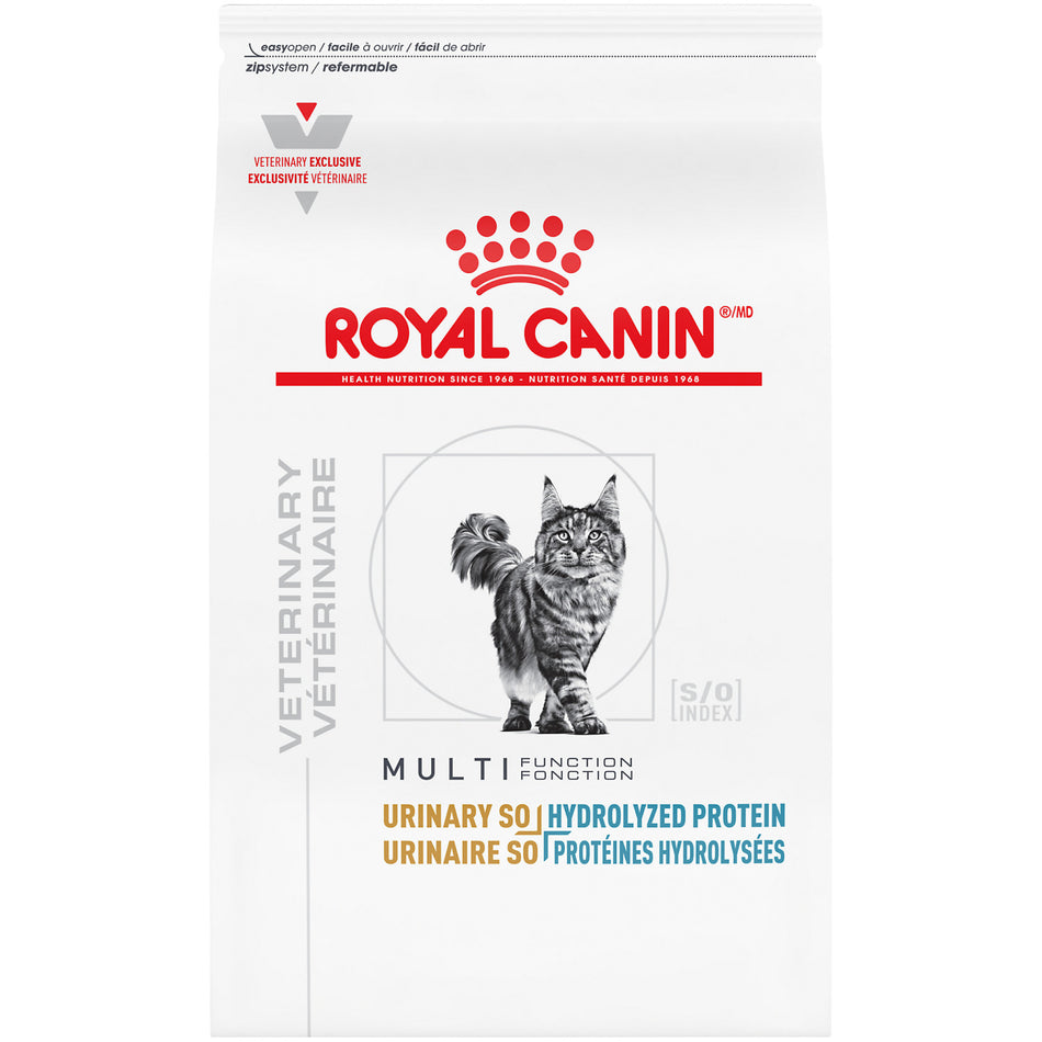 Royal Canin Veterinary Diet Urinary SO + Hydrolyzed Protein Dry Cat Food, 17.6 lb Bag