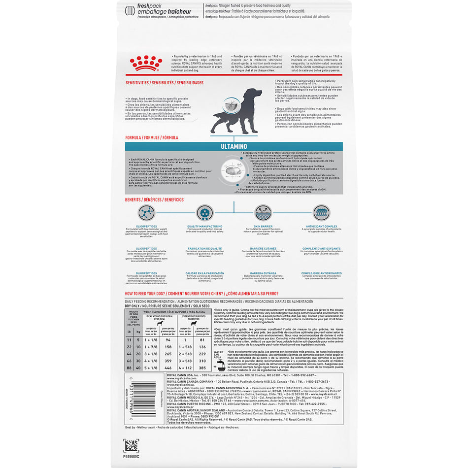 Royal Canin Veterinary Diet Adult Ultamino Dry Dog Food, 19.8 lb Bag